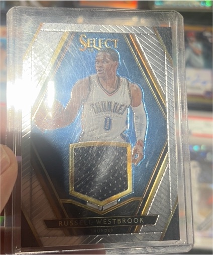 2015-16 Panini Select #0 Russell Westbrook — front