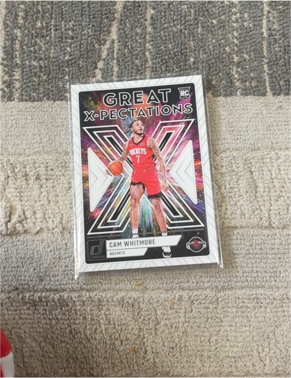 2023-24 Panini Donruss #3 Cam Whitmore Great X-Pectations Rookie Card — front
