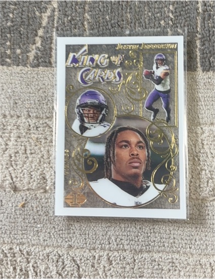 2023 Panini Illusions #10 Justin Jefferson King of Cards — front
