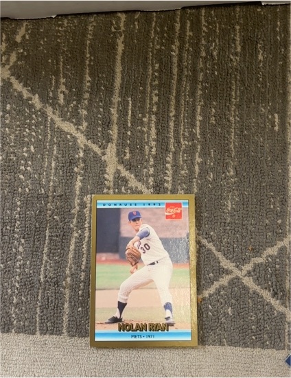 1992 Donruss Coca Cola Nolan Ryan Mets #30 — front