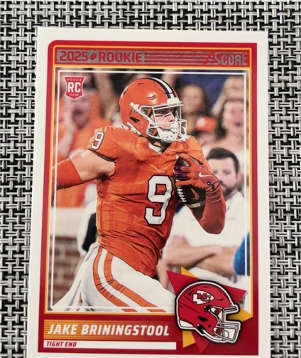 2025 Panini Score #74 Jake Briningstool — front