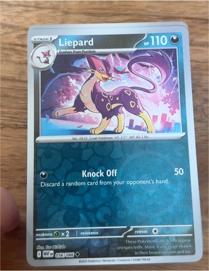 2025 Pokémon #056 Liepard — front