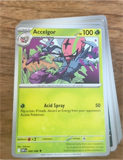 2022 Pokemon White Flare #009 Accelgor — front