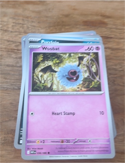 2025 Pokemon #036 Woobat — front