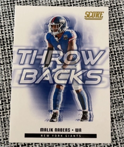 2025 Panini Score Throwbacks #11 Malik Nabers — front