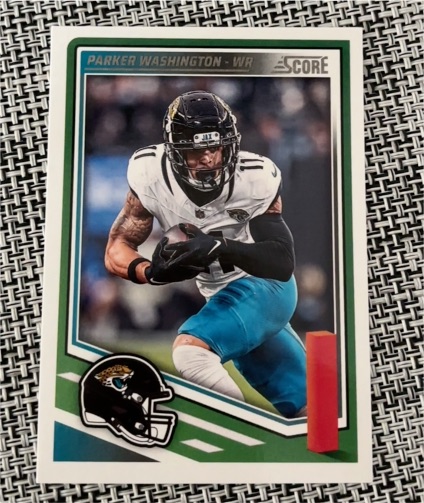 2025 Panini Score Football #80 Parker Washington — front