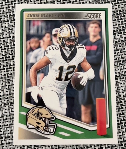 2025 Panini Score Football #218 Chris Olave — front