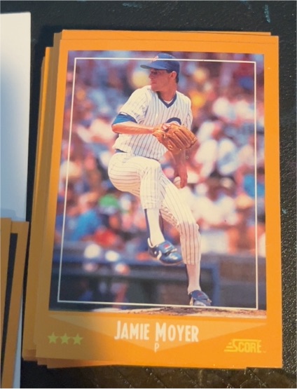 1988 Score #573 Jamie Moyer — front