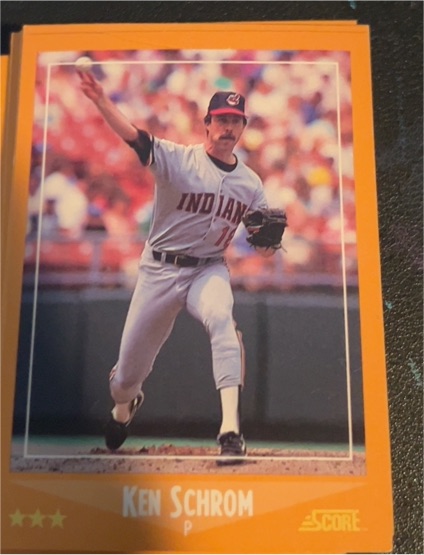 1988 Score #574 Ken Schrom — front