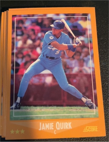 1988 Score #577 Jamie Quirk — front