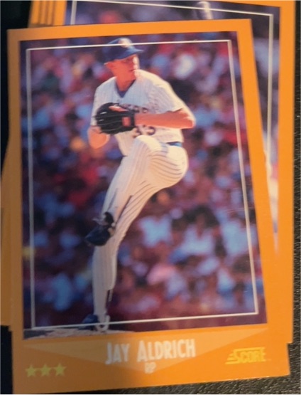 1988 Score #578 Jay Aldrich — front