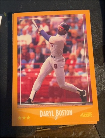 1988 Score #582 Daryl Boston — front