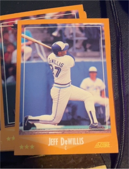 1988 Score #583 Jeff DeWillis — front