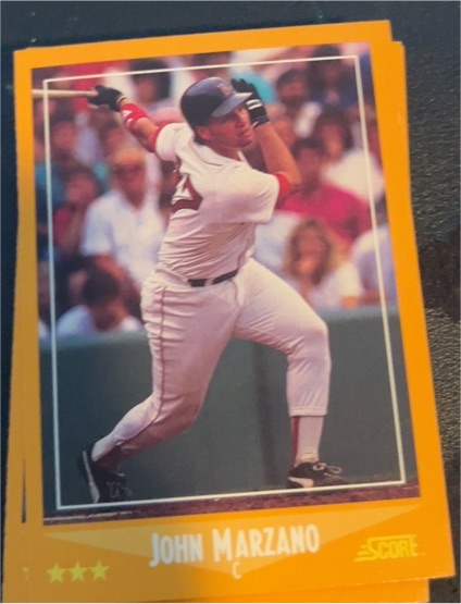1988 Score #584 John Marzano — front