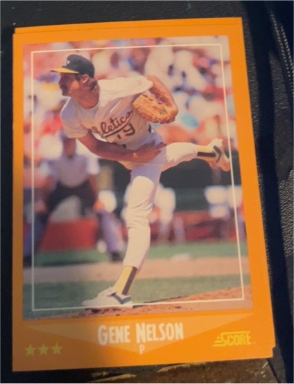 1988 Score #588 Gene Nelson — front