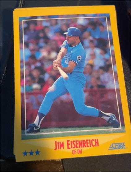 1988 Score #577 Jim Eisenreich — front