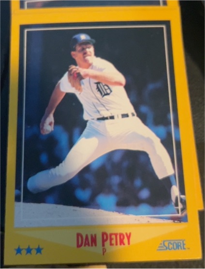 1988 Score #461 Dan Petry — front