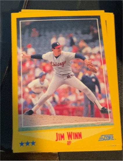 1988 Score #462 Jim Winn — front