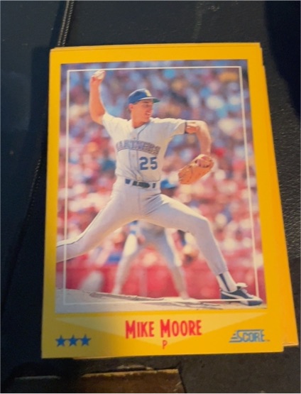 1988 Score #464 Mike Moore — front
