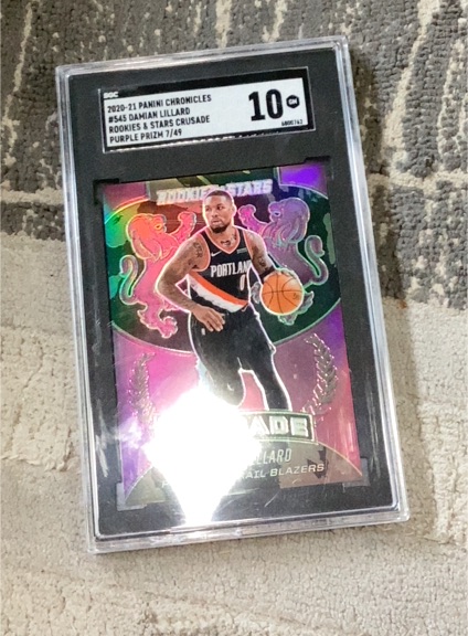 2020-21 Panini Chronicles #545 Damian Lillard — front