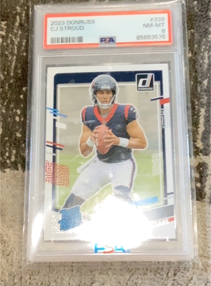 2023 Panini Donruss #339 Rated Rookie CJ Stroud — front