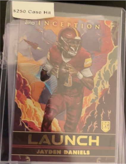 2024 Topps Inception Launch Jayden Daniels — front