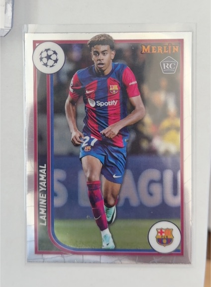 2023-24 Topps Merlin UEFA #27 Lamine Yamal — front