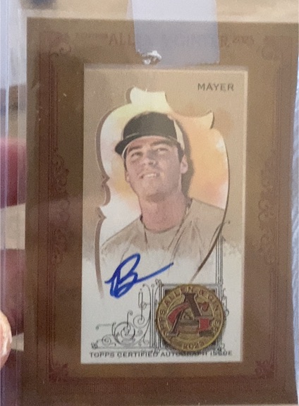 2023 Topps Allen & Ginter Framed Mini Autographs #MA-BM Bear Mayer — front