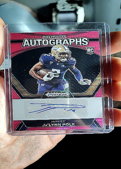 2024 Panini Prizm Draft Picks Autographs #Ja'Lynn Polk — front