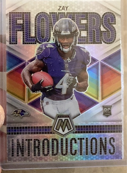 2023 Panini Mosaic #I-8 Zay Flowers Introductions — front