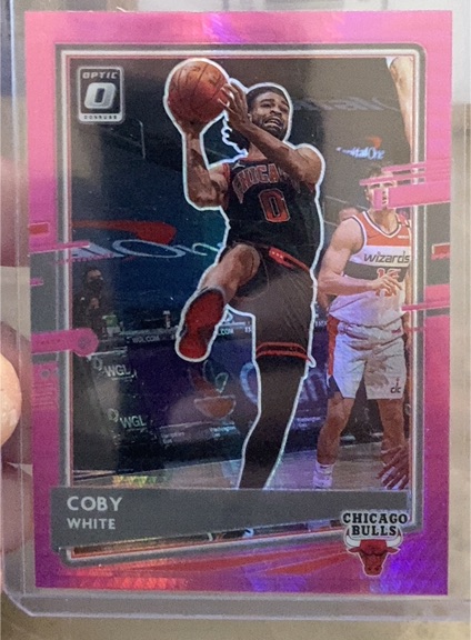 2020-21 Donruss Optic #126 Coby White — front