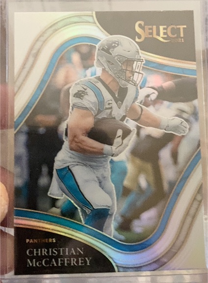 2021 Panini Select #307 Christian McCaffrey — front