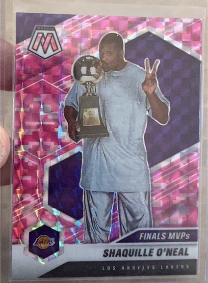 2020-21 Panini Mosaic #300 Shaquille O'Neal Finals MVP — front