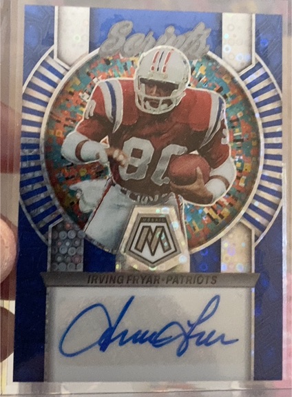 2023 Panini Mosaic #S45 Irving Fryar Scripts Silver — front