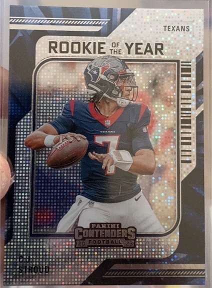 2023 Panini Contenders Rookie of the Year #5 C. J. Stroud — front