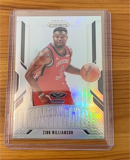 2024-25 Panini Prizm #22 Zion Williamson Dominance Silver — front
