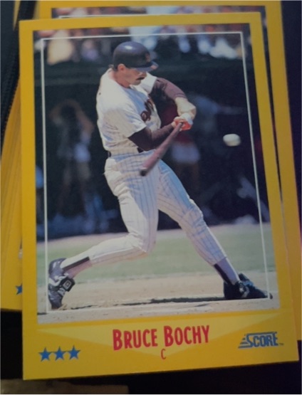 1988 Score #469 Bruce Bochy — front