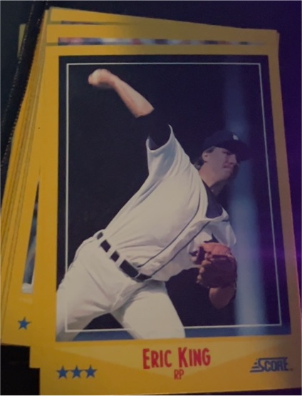 1988 Score #471 Eric King — front
