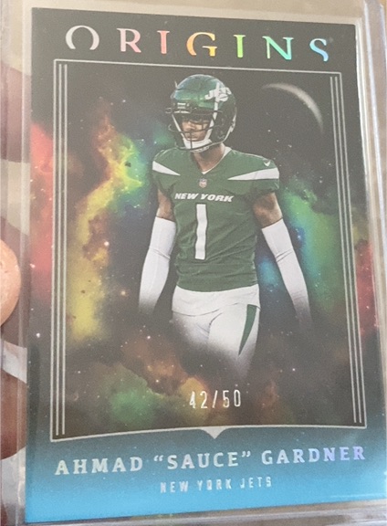 2023 Panini Origins #83 Ahmad "Sauce" Gardner — front