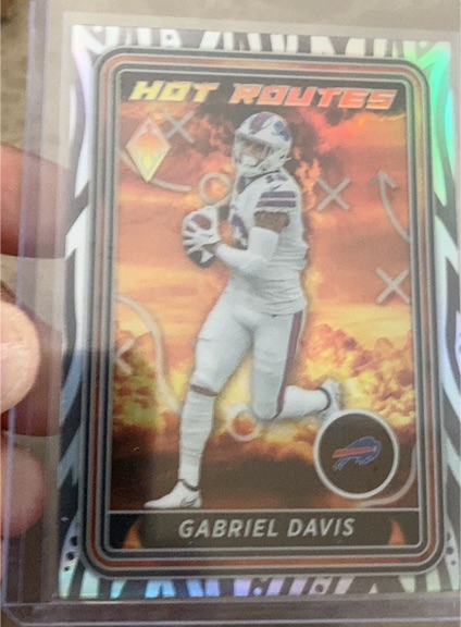 2023 Panini Phoenix #HR-21 Gabriel Davis Hot Routes — front