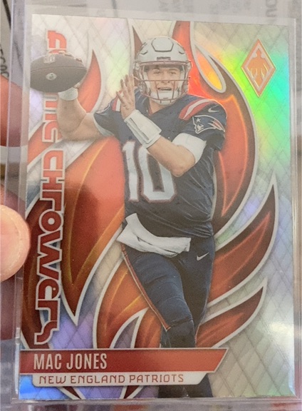 2023 Panini Phoenix #FLA-27 Mac Jones Flame Throwers — front