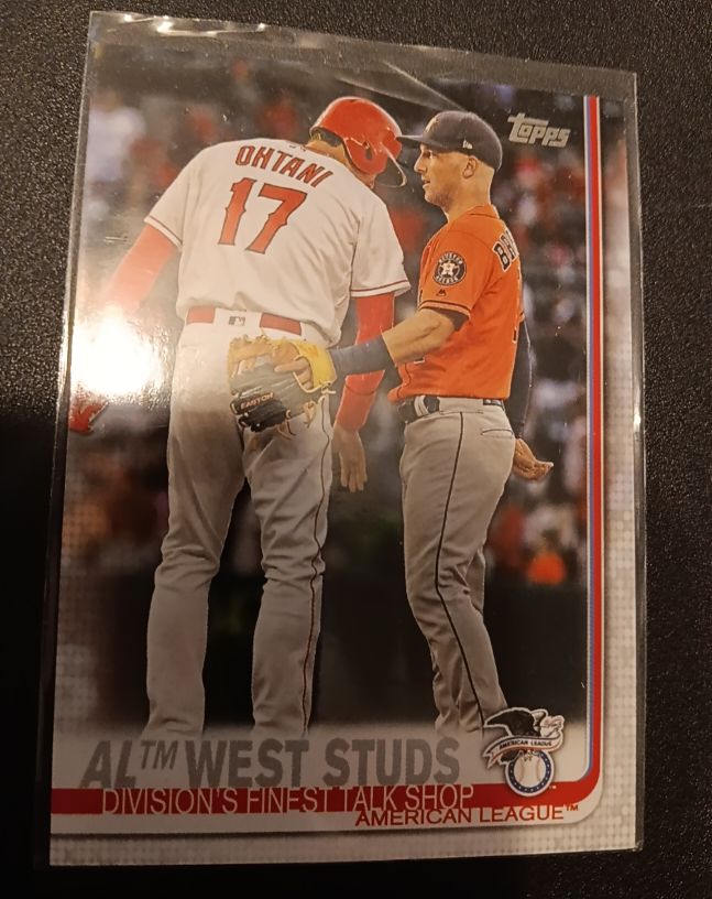 2019 Topps #266 AL West Studs Shohei Ohtani / Alex Bregman — front