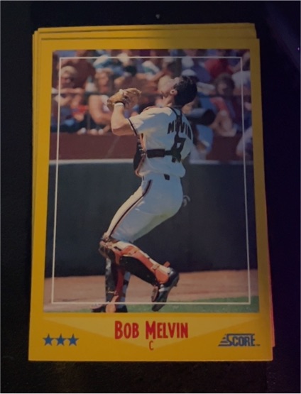 1988 Score #477 Bob Melvin — front