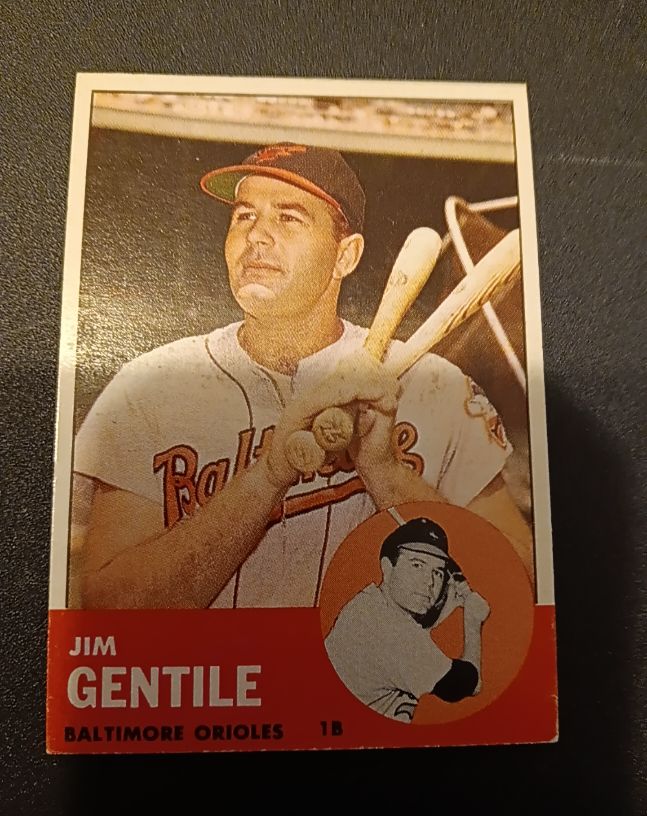 1963 Topps #260 Jim Gentile — front
