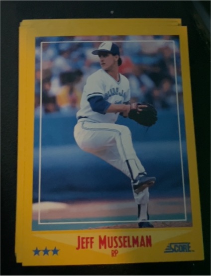 1988 Score #478 Jeff Musselman — front