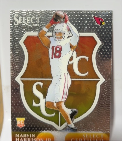 2024 Panini Select #5 Marvin Harrison Jr. Select Certified Rookies — front