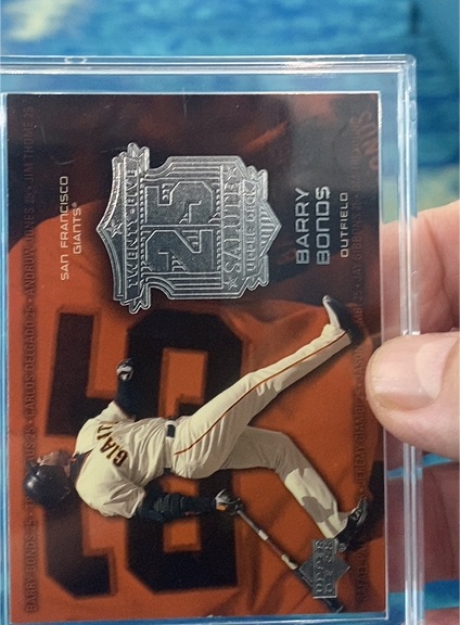 2004 Upper Deck Twenty-Five Salute #S-1 Barry Bonds — front