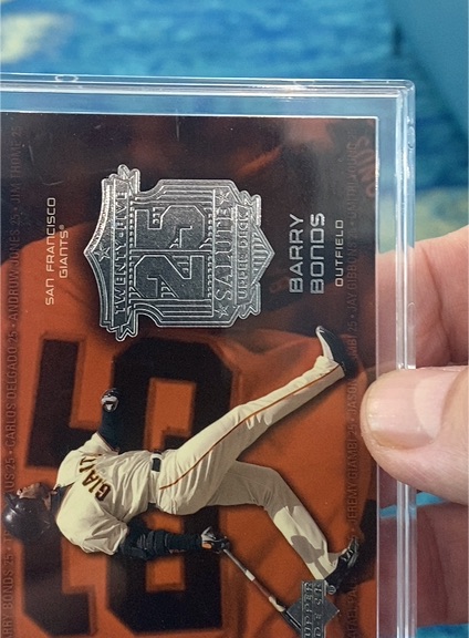 2004 Upper Deck Twenty-Five Salute #S-1 Barry Bonds — front