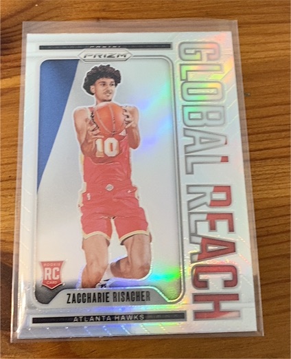 2024-25 Panini Prizm #7 Zaccharie Risacher Global Reach — front