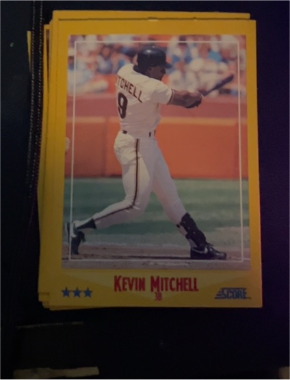 1988 Score #481 Kevin Mitchell — front